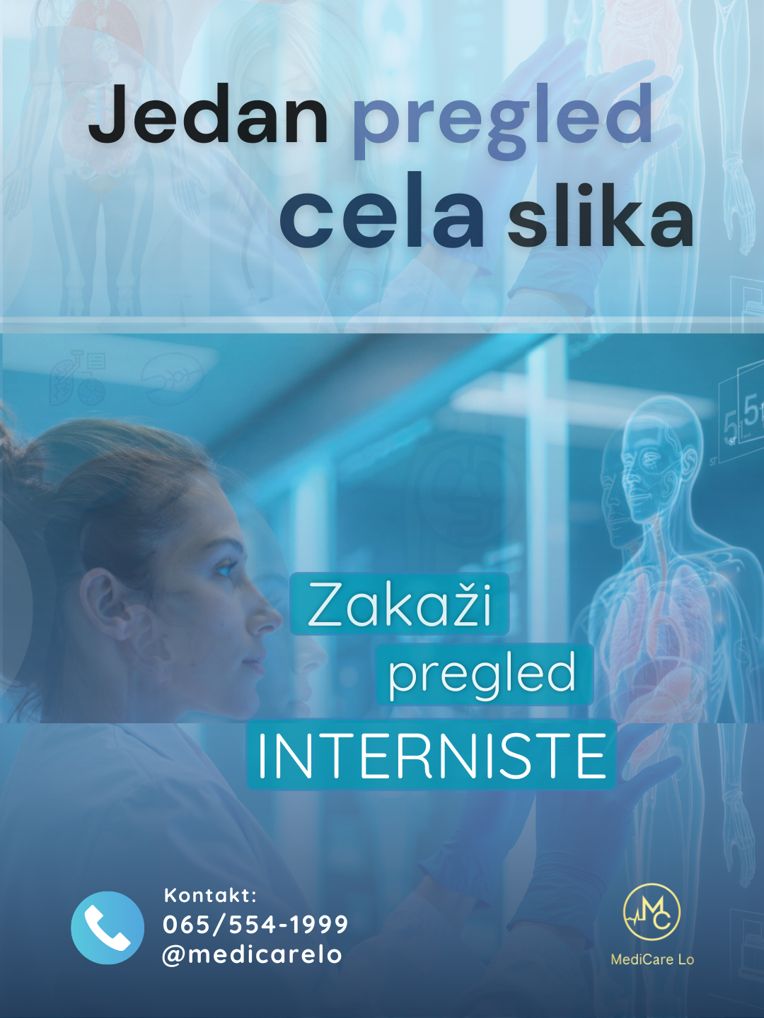 MediCare Lo objava o internističkom pregledu