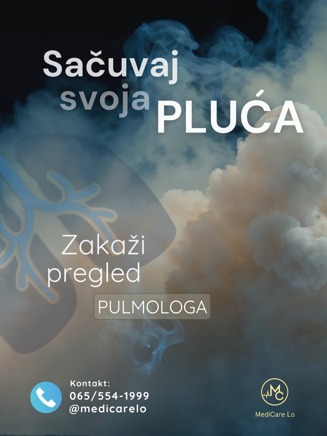 MediCare Lo objava o pulmološkom pregledu