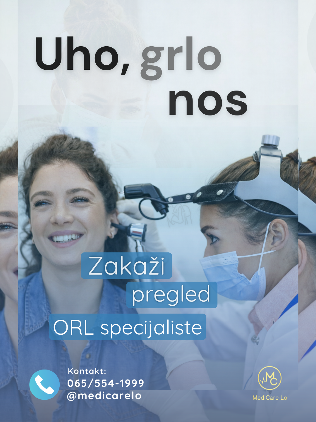 MediCare Lo objava o ORL pregledu kod zapušenosti nosa