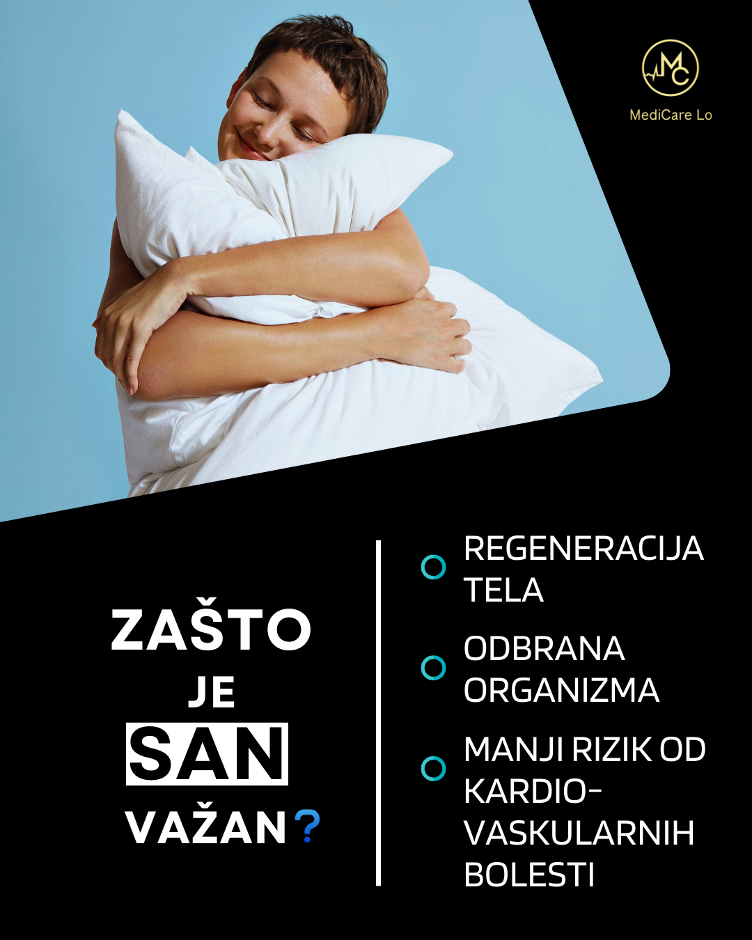 MediCare Lo objava o vaznosti sna