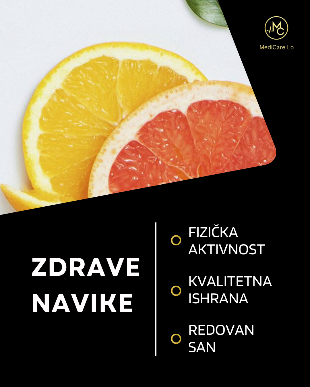 MediCare Lo objava sa savetima za zdrave navike