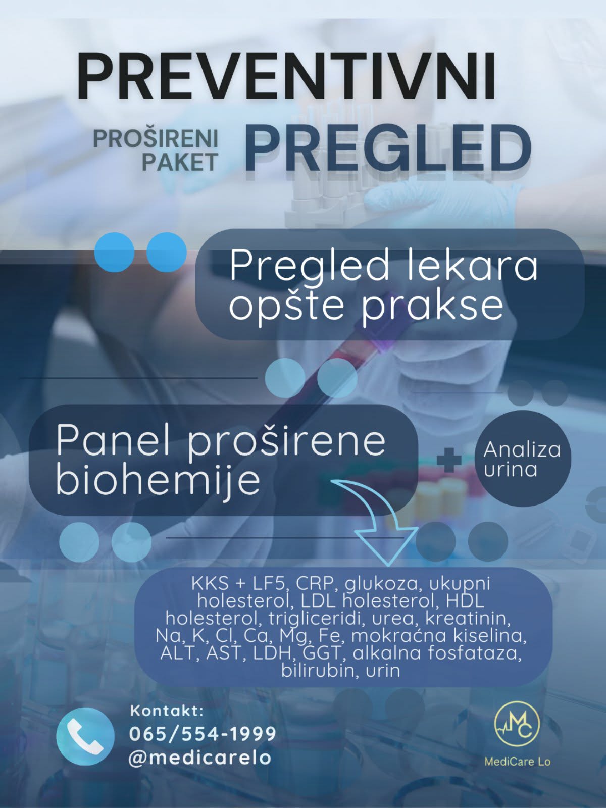 MediCare Lo trenutna promocija za prošireni preventivni pregled
